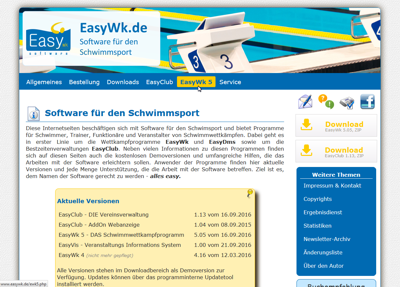EasyWk - Software für den Schwimmsport
